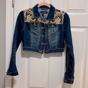 Denim short jacket, new without tag.